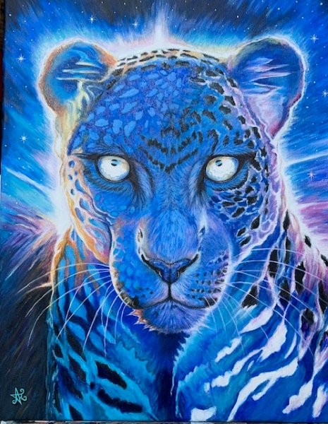 La jaguar bleue
